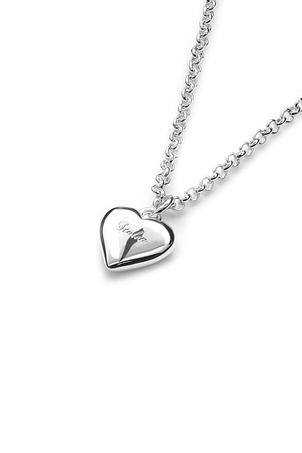 Full Heart Mini Necklace