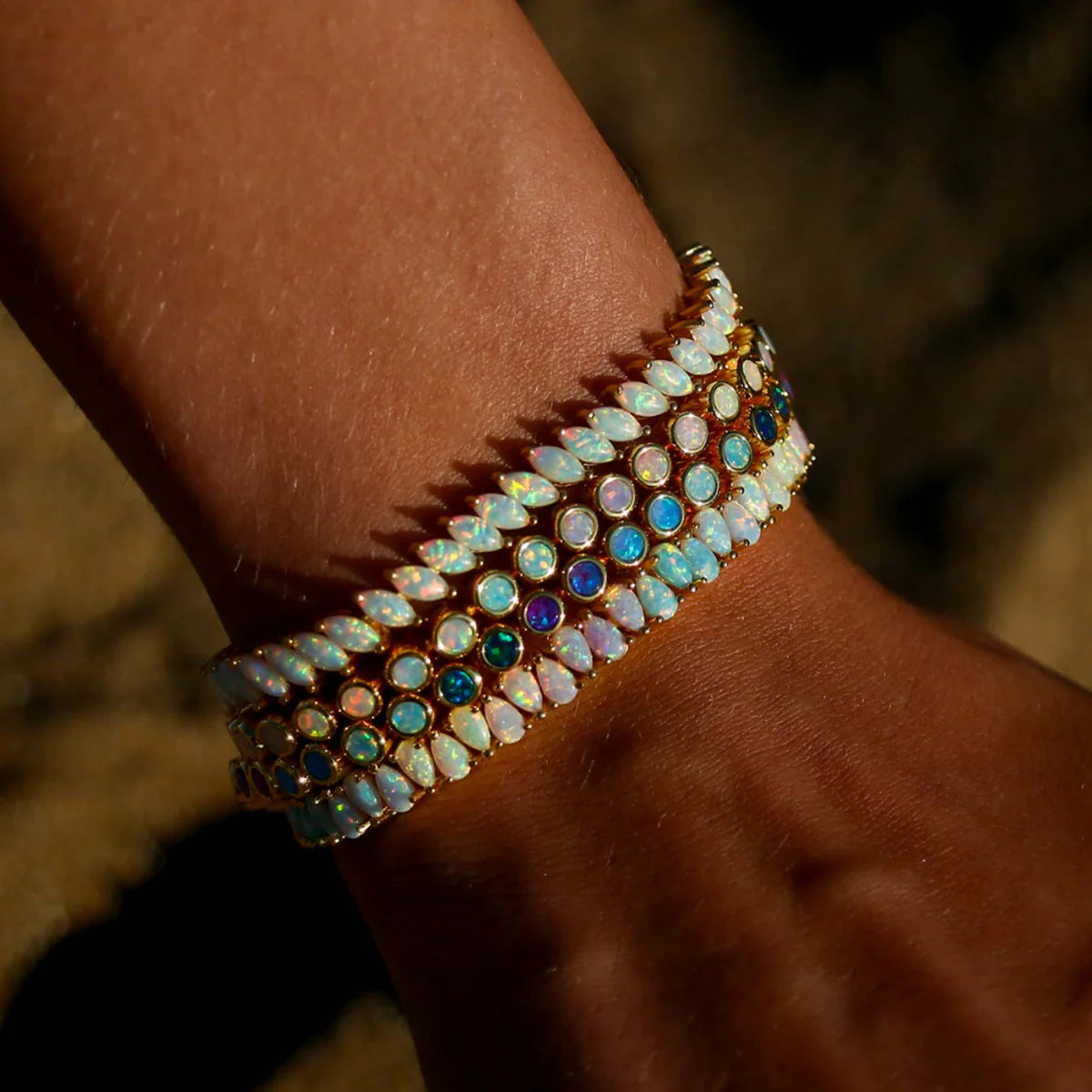 Silver Opal Dancing Dreams Tennis Bracelet