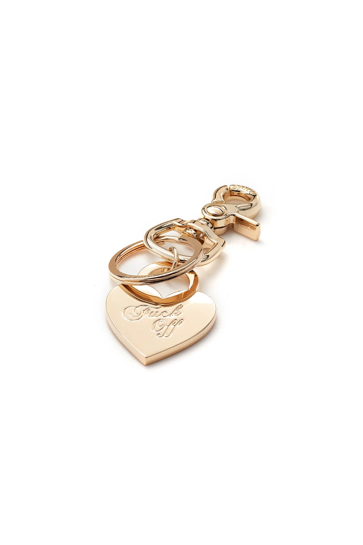 Warm Welcome Key Charm / Bag Charm Gold Plated