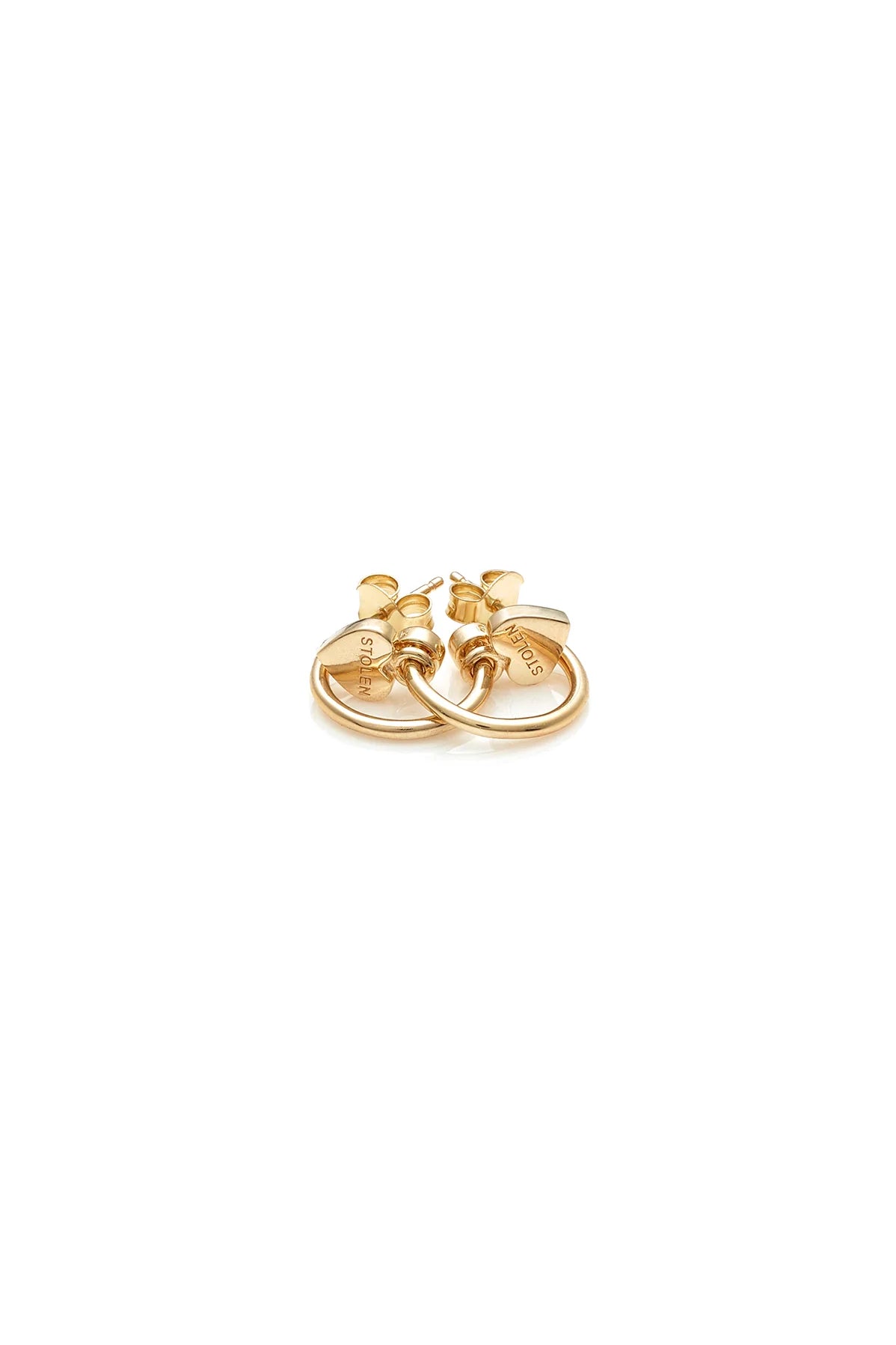Stolen heart Anchor Sleepers Gold Plated