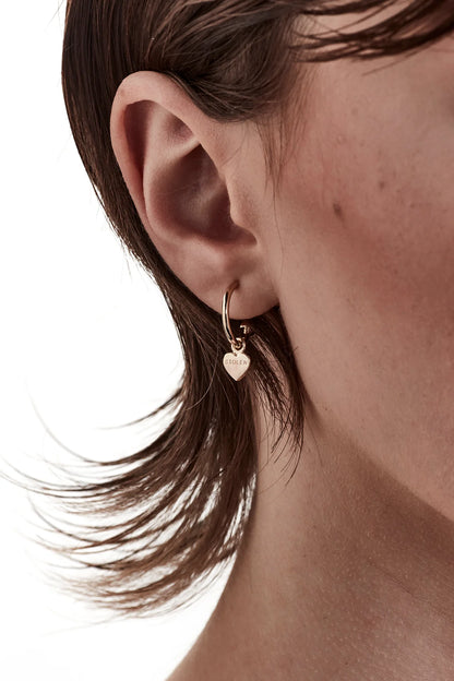 Stolen heart Anchor Sleepers Gold Plated