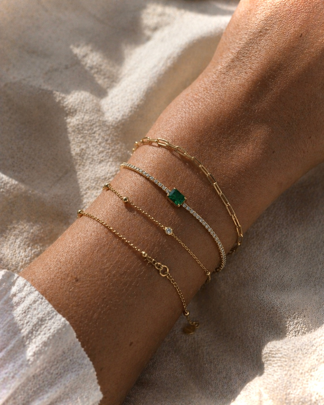 Ever After Emerald Tennis Bracelet