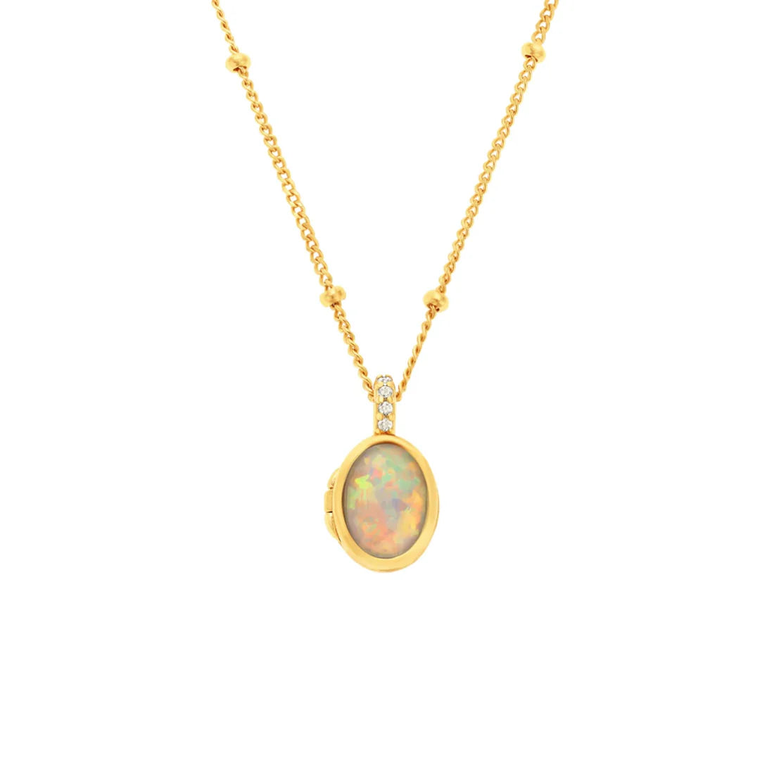 Opal Hidden Journey Locket