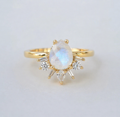 Asteria - 14K Yellow gold vermeil