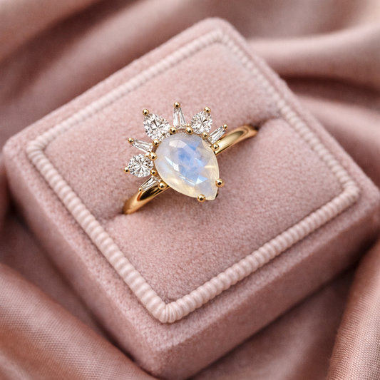 Asteria - 14K Yellow gold vermeil