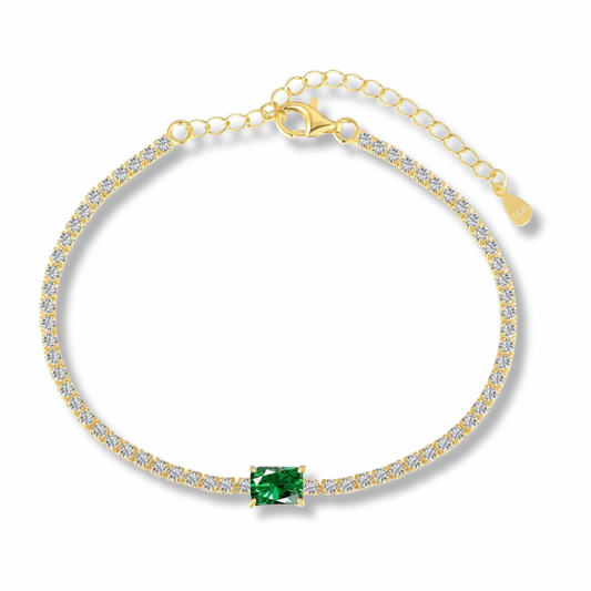 Ever After Emerald Tennis Bracelet