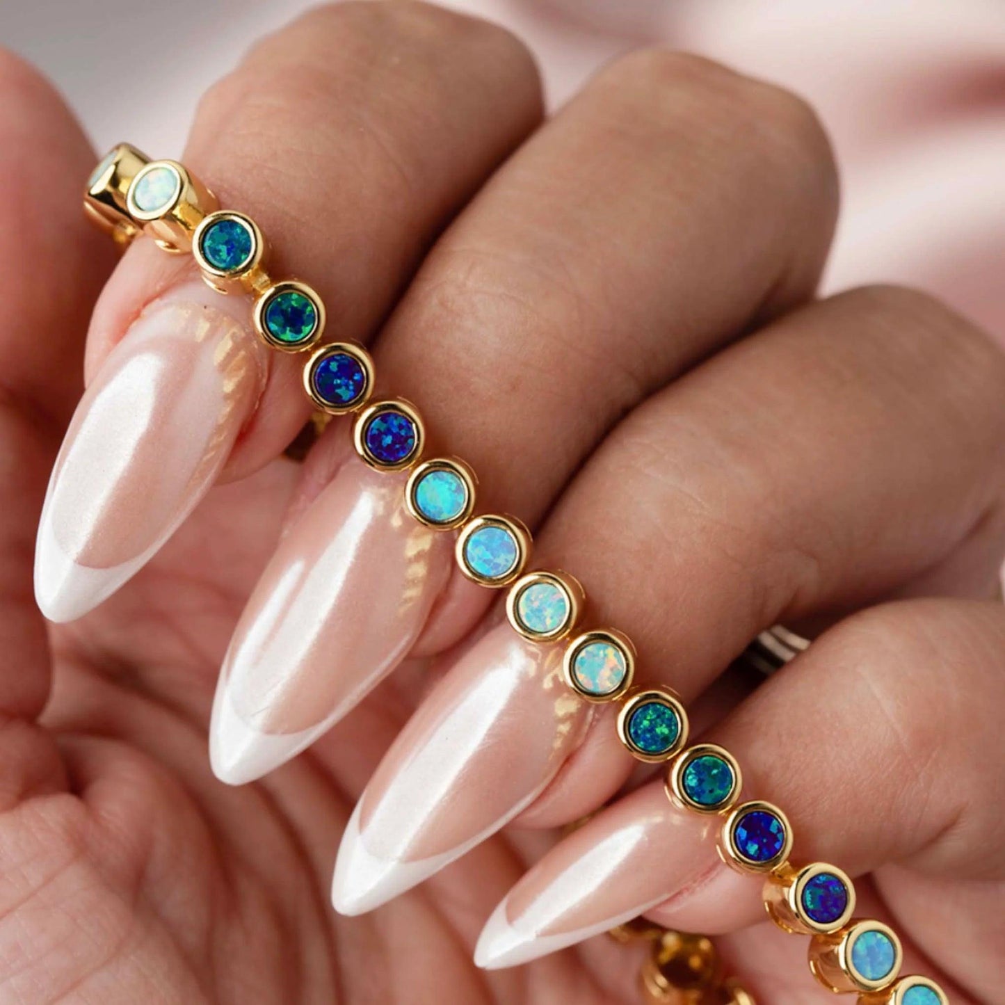 Opal Ombre Tennis Bracelet