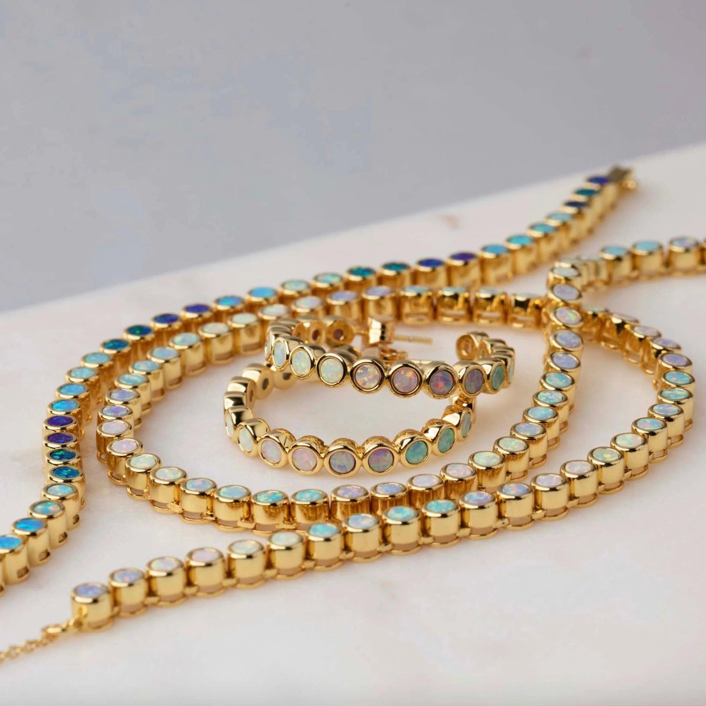 Opal Ombre Tennis Bracelet